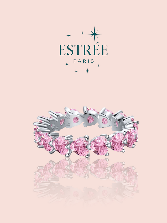 Alliance pink era argent 925 Estrée Paris