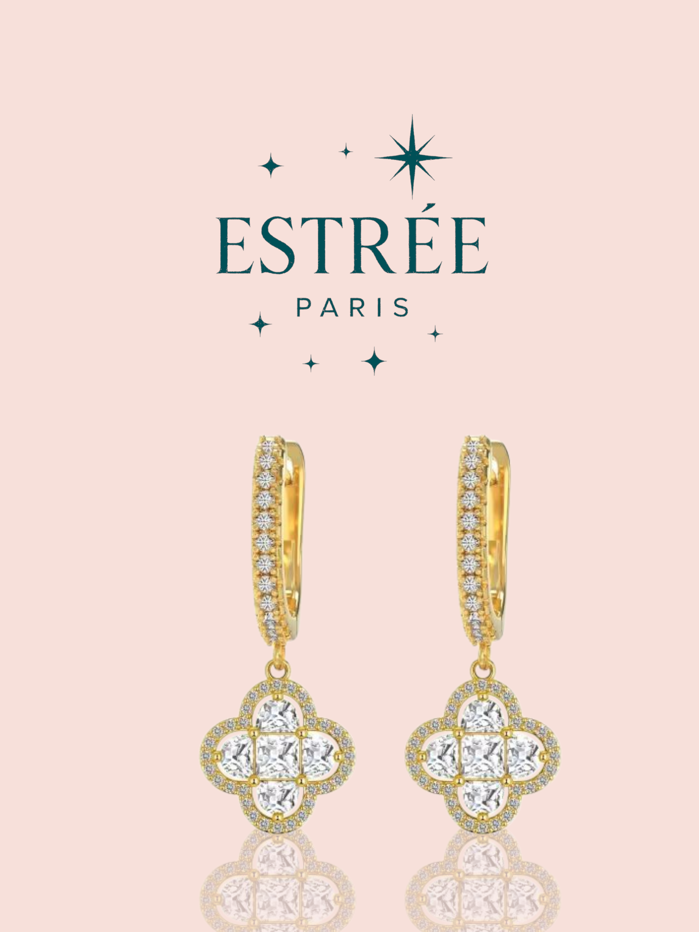 Boucles d'Oreilles Starlit Charm pendantes