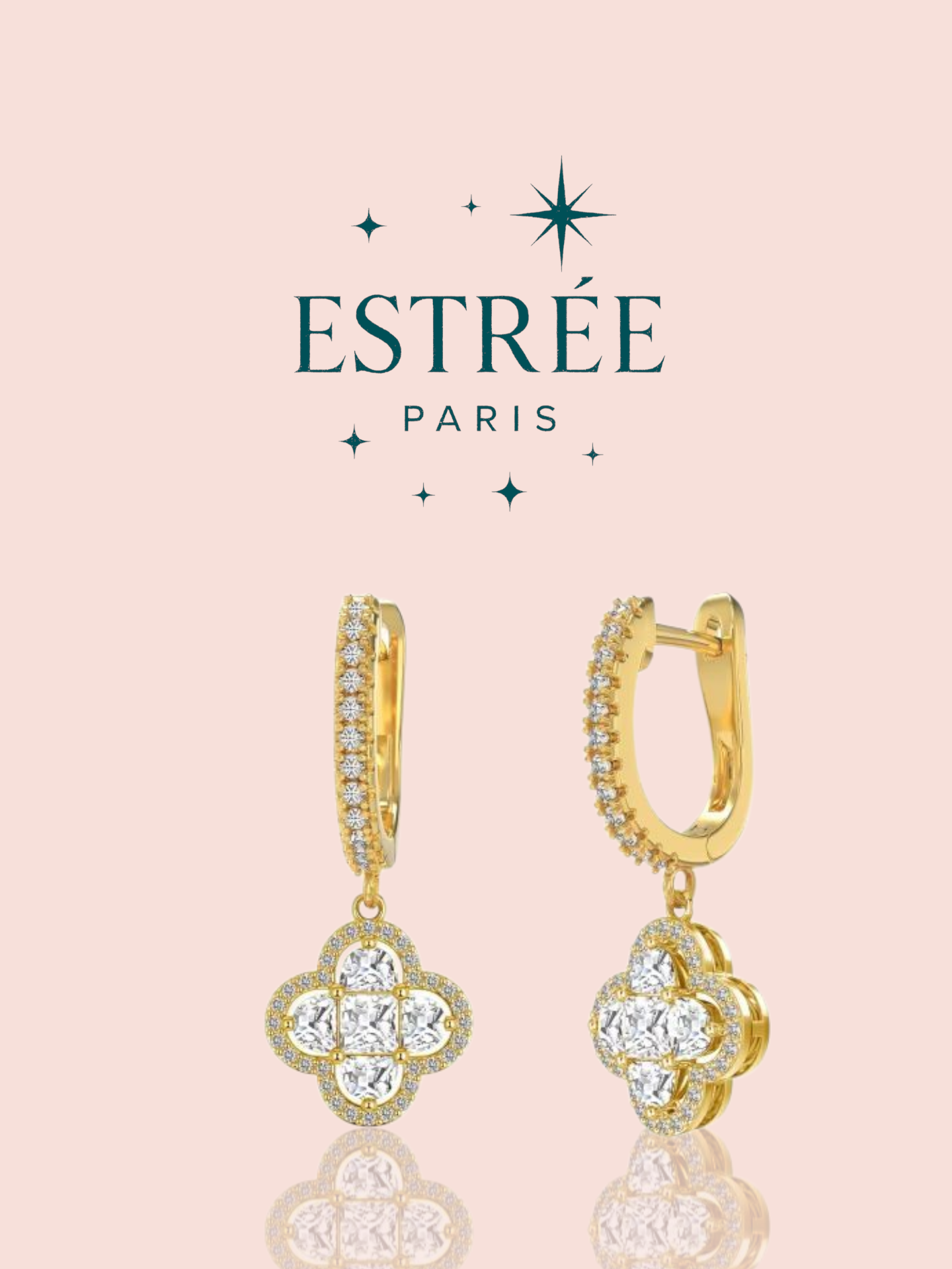 Boucles d'Oreilles Starlit Charm pendantes