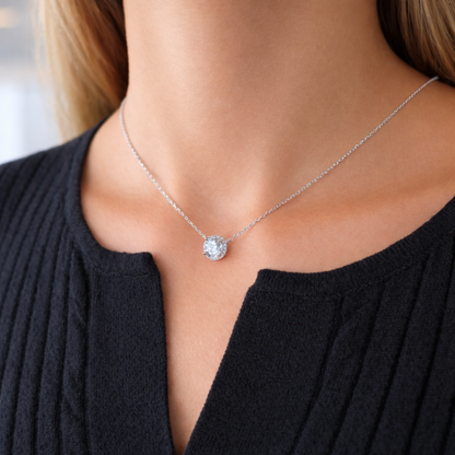 Collier Halo Bloom