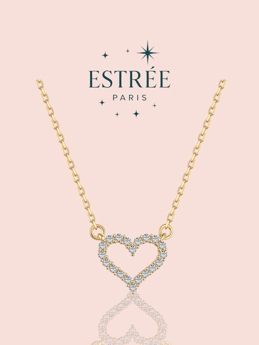 Collier Little Heart - Doré