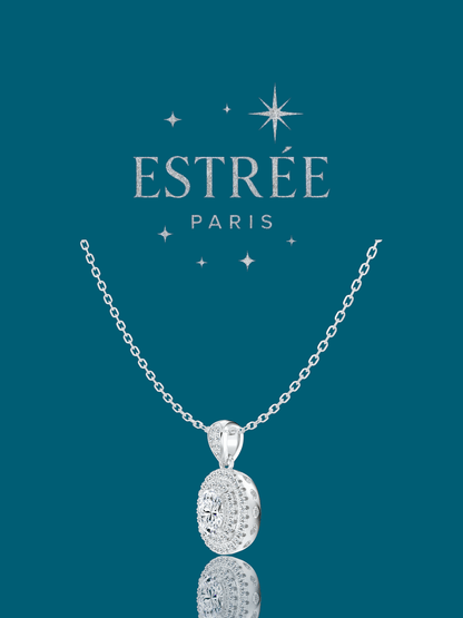 Collier Ice Halo - Moissanite Argent 925 💎