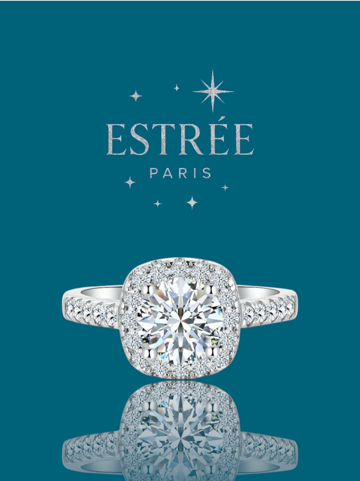 Bague Eternia - Moissanite Argent 925 💎