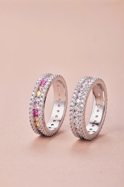 alliances wife me up en zirconium et argent 925 Estrée Paris