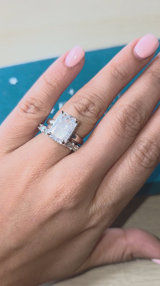 White Whisper Ring
