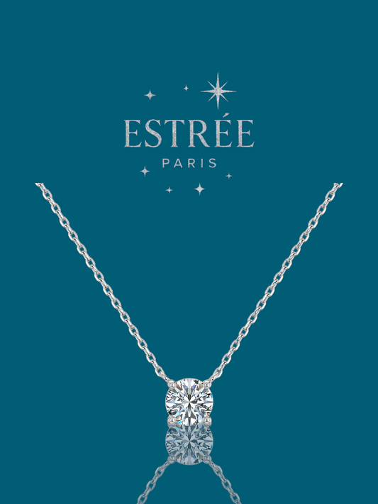 Collier Solitaire en Argent 925 💎