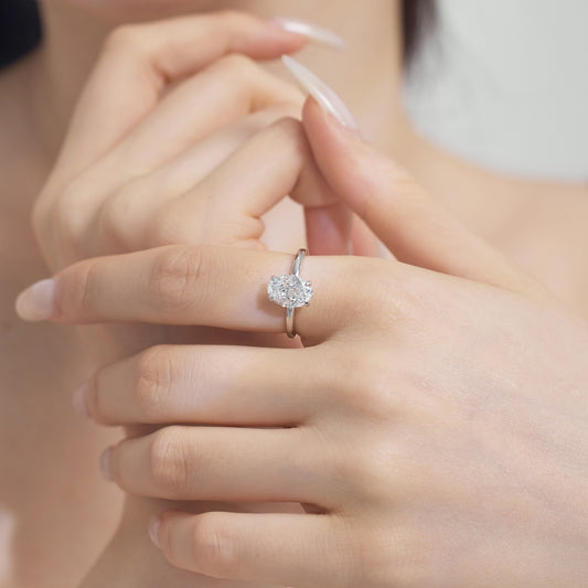Bague Baby Luna Glow Argentée