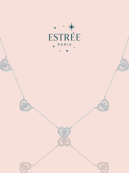 Collier Multi Heart