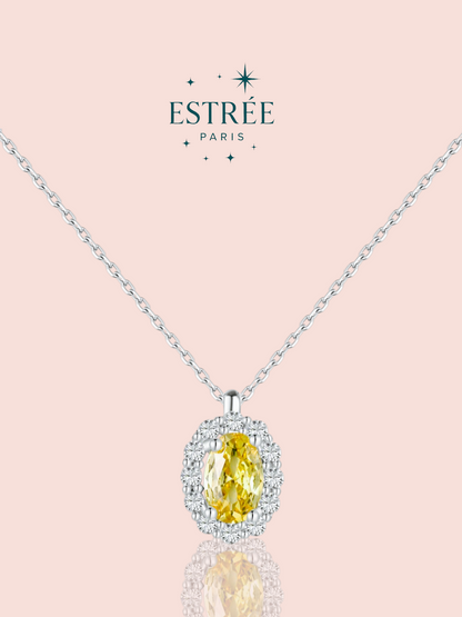 Collier Love - Ambre Jaune 💛