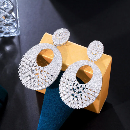 Boucles d'Oreilles Glam Halo