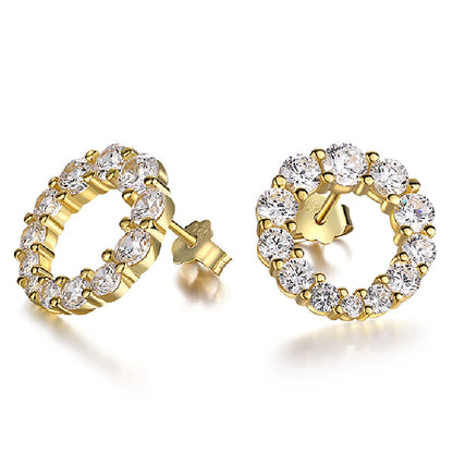 Boucles d’oreilles Halo -  Doré