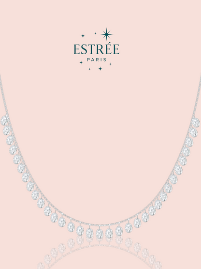 pré-commande Collier Diamond Rain - Argenté