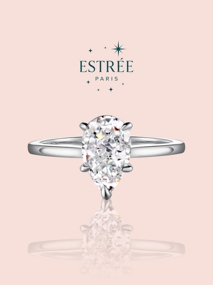 Bague Solitaire Pear 💎