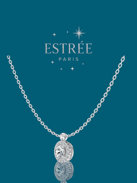 Collier Diamond Halo en Argent 925 💎