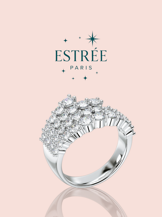 Bague Three Rows