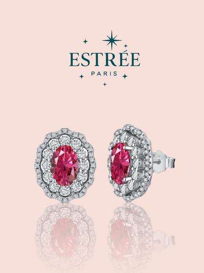 Boucles d'Oreilles Ruby Dream ❤️