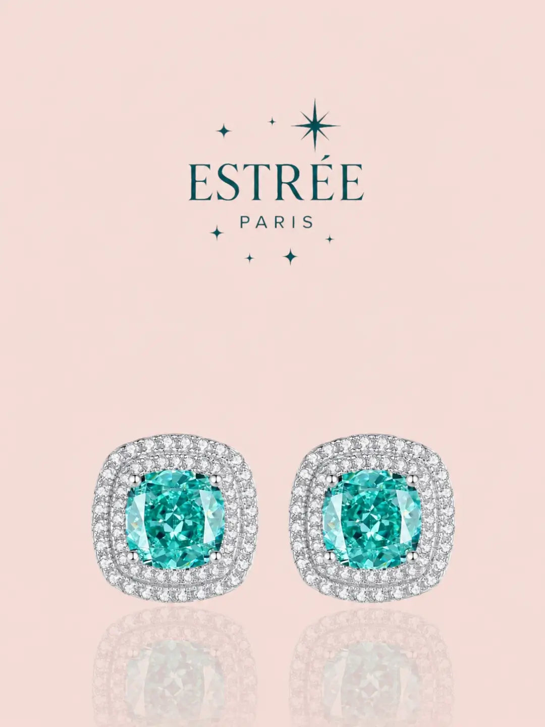 Boucles d’oreilles Emeraude des mers