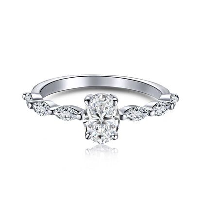 Bague Solitaire Ovale 💎