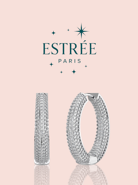 Boucles d’oreilles Créoles Aura