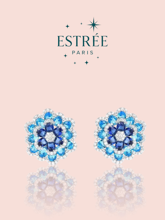 Boucles d'Oreilles Deep Blue