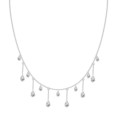 pré-commande Collier Diamond Rain - Argenté